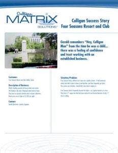 Reynolds Culligan Four Seasons Resort Club Case Study